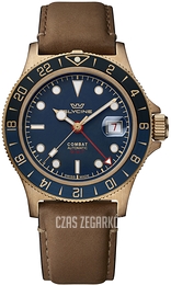 Glycine Combat Sub Niebieski/Skóra Ø42 mm GL0317