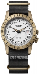 Glycine Airman Vintage Biały/Tkanina Ø40 mm GL0378