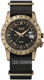 Glycine Airman Vintage Czarny/Tkanina Ø40 mm GL0379