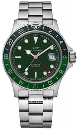 Glycine Combat Sub Zielony/Stal Ø42 mm GL0383