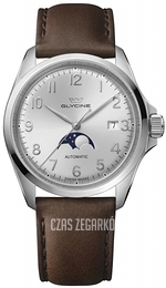 Glycine Combat Classic Srebrny/Skóra Ø40 mm GL0384