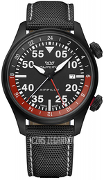 Glycine Airpilot Gmt Czarny/Skóra Ø44 mm GL0438