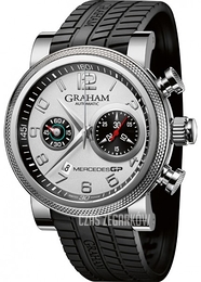 Graham Mercedes GP Trackmaster Srebrny/Guma Ø47 mm 2MEAS.B01A