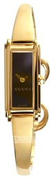 Gucci G- Frame Czarny/Stal w odcieniu złota YA109526