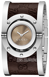 Gucci 112 J Brązowy/Skóra Ø23.5 mm YA112433