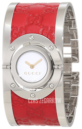 Gucci 112 J Biały/Skóra Ø23.5 mm YA112435