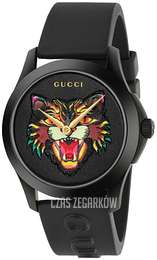 Gucci G-Timeless Czarny/Guma Ø38 mm YA1264021