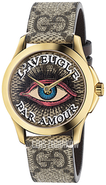 Gucci G-Timeless Beżowy/Guma Ø38 mm YA1264022