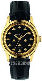 Gucci G-Timeless Czarny/Skóra Ø38 mm YA1264120