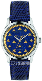 Gucci G-Timeless Niebieski/Skóra Ø38 mm YA1264122