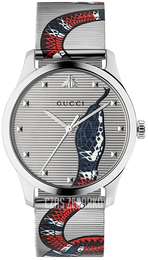 Gucci G-Timeless Srebrny/Stal Ø38 mm YA1264123