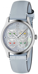 Gucci G-Timeless Niebieski/Skóra Ø38 mm YA1264124