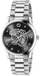 Gucci G-Timeless Czarny/Stal Ø38 mm YA1264125