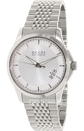 Gucci 126 MD Srebrny/Stal Ø38 mm YA126417