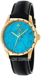 Gucci G-Timeless Niebieski/Skóra Ø38 mm YA126462