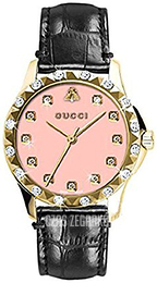 Gucci Różowy/Skóra Ø38 mm YA126479