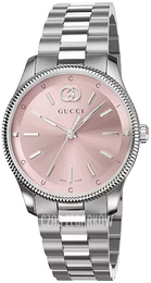 Gucci G-Timeless Różowy/Stal Ø29 mm YA1265061