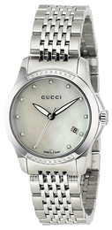 Gucci 126 SM Biały/Stal Ø27 mm YA126510