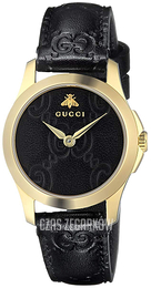 Gucci G-Timeless Czarny/Skóra Ø27 mm YA126581