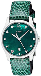 Gucci G-Timeless Zielony/Skóra Ø29 mm YA126585