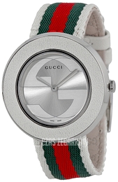 Gucci U-Play Srebrny/Tkanina Ø35 mm YA129411