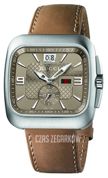 Gucci 131 LG Brązowy/Skóra 40x40 mm YA131312