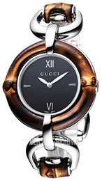 Gucci Bamboo Czarny/Stal Ø36 mm YA132407