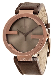 Gucci Interlocking Brązowy/Skóra Ø42 mm YA133207