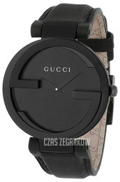 Gucci 133 LG Czarny/Skóra Ø37 mm YA133302