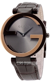 Gucci Interlocking Brązowy/Skóra Ø37 mm YA133304