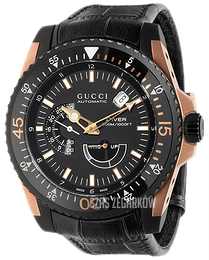 Gucci Czarny/Skóra Ø45 mm YA136202