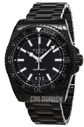 Gucci Czarny/Stal Ø45 mm YA136205