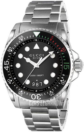 Gucci Dive Czarny/Stal Ø45 mm YA136208A