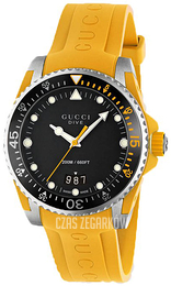 Gucci Dive Czarny/Guma Ø40 mm YA136319
