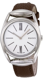 Gucci Biały/Skóra Ø34 mm YA140401
