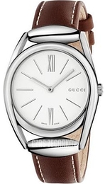 Gucci Biały/Skóra Ø34 mm YA140402