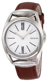 Gucci Biały/Skóra Ø34 mm YA140403
