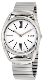 Gucci Biały/Stal Ø34 mm YA140405