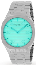 Gucci 25H Niebieski/Stal Ø38 mm YA163409