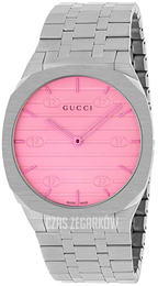 Gucci 25H Biały/Stal Ø38 mm YA163410