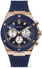 Guess Poseidon Niebieski/Guma Ø46 mm GW0057G2