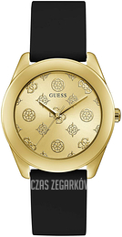 Guess Żółte złoto/Guma Ø40 mm GW0107L2