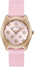 Guess Różowy/Guma Ø40 mm GW0107L5
