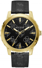 Guess Czarny/Skóra Ø48 mm GW0201G1
