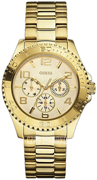 Guess Sporty Żółte złoto/Stal w odcieniu złota Ø40 mm GW0231L2