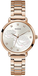 Guess Srebrny/Stal w kolorze różowego złota Ø38 mm GW0242L3