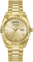 Guess Connoisseur Żółte złoto/Stal w odcieniu złota Ø42 mm GW0265G2