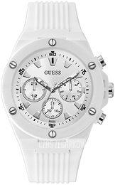 Guess Poseidon Srebrny/Guma Ø47 mm GW0268G1