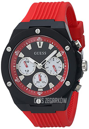 Guess Poseidon Czarny/Guma Ø47 mm GW0268G2