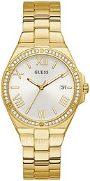 Guess Srebrny/Stal w odcieniu złota Ø38 mm GW0286L2